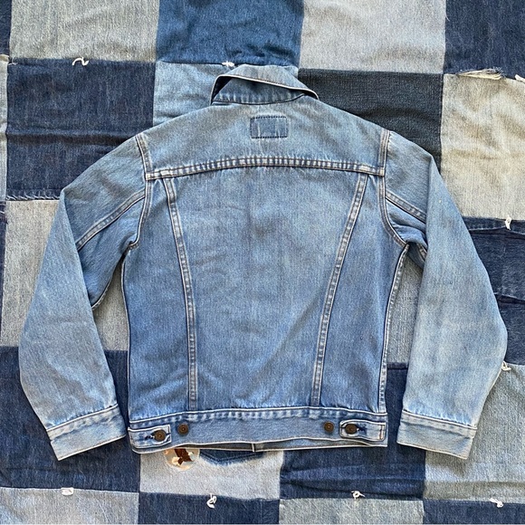 vintage denim levi’s jacket size S - Picture 3 of 9